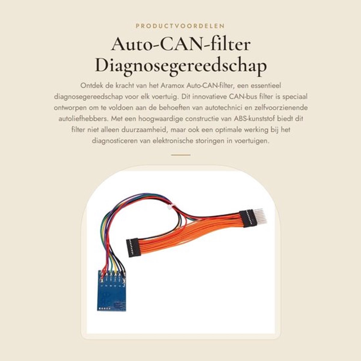 Auto-CAN-filter - Diagnosegereedschap - ABS-kunststof - CAN-bus filter - Vervangingsonderdelen - Geschikt voor diverse modellen
