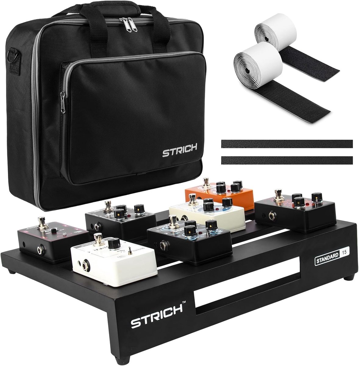 Guitar Pedalboard 15" x 11.8" - Aluminium Legering - Lichtgewicht en Compact - Perfect voor Stompboxes - ShopVlot