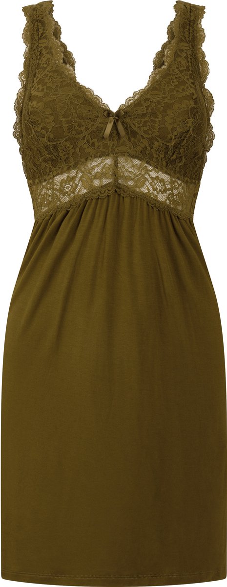 Hunkemöller Nora Lace Slip Dress Groen