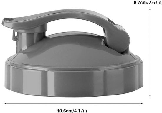 Dailygoods- Deksel Hoge Kwaliteit - Dekselhouder - Deksel 28 cm - Deksel Magnetron - BPA-vrij - Vaatwasmachinebestendig - Blenderdeksel van Dailygoods — afbeelding 2