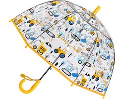 Rhomba Clear Transparent Bubble Clear Bubble Umbrella for Kids Lightweight Cute 8 Fiber Ribs Cute Dome Translucent - ShopVlot