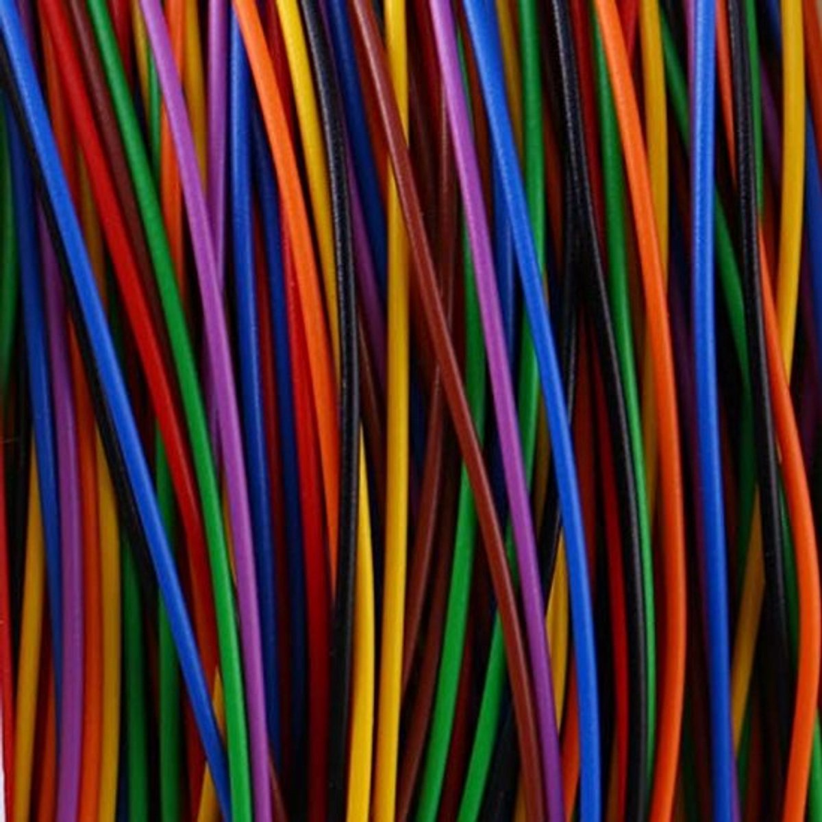 Solide 280M wikkeltestkabel Kleurrijke vertinde koperen breadboard-verbindingskabel met plastic spoel voor elektronische test