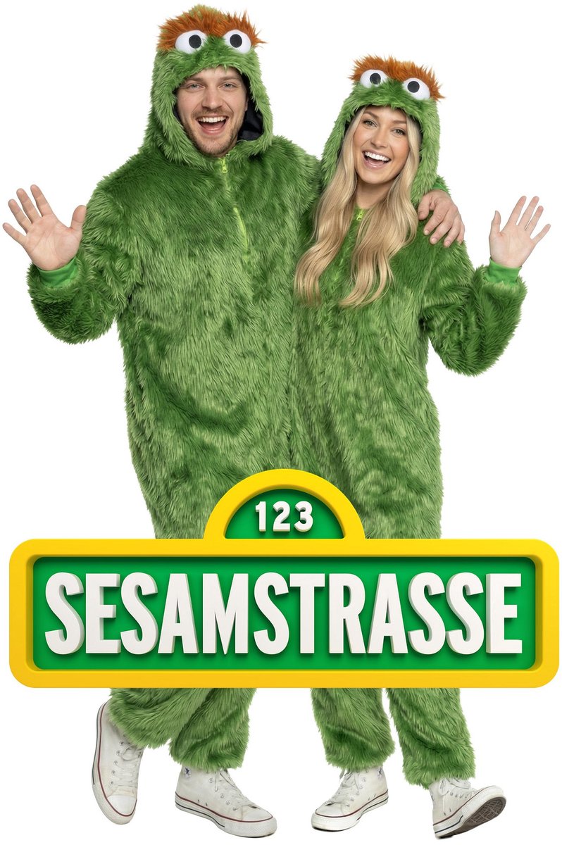 Sesamstraat – Oskar-kostuum