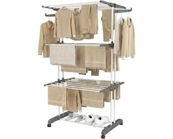 CLVP® Wasrek Staand - Droogrek Inklapbaar - Droogtoren