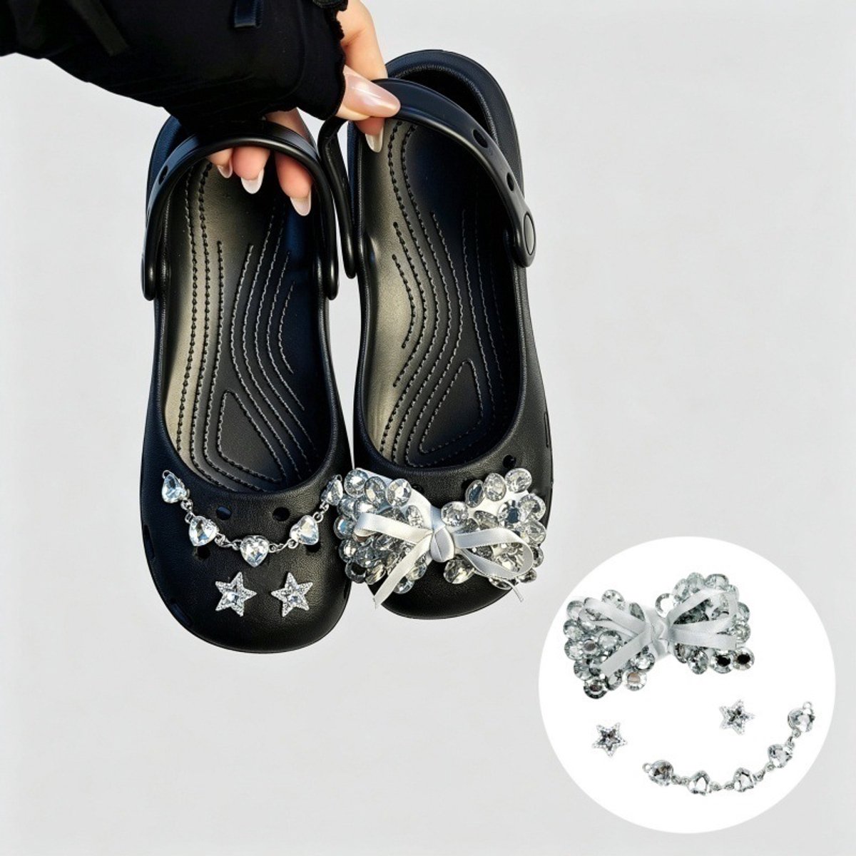 Schoenaccessoires-geschikt voor crocs charms- geschikt voor crocs pins- geschikt voor crocs Accessoires- geschikt voor Crocs Jibbitz-CJ-428 Galaxia Stardust Diamond Fragments