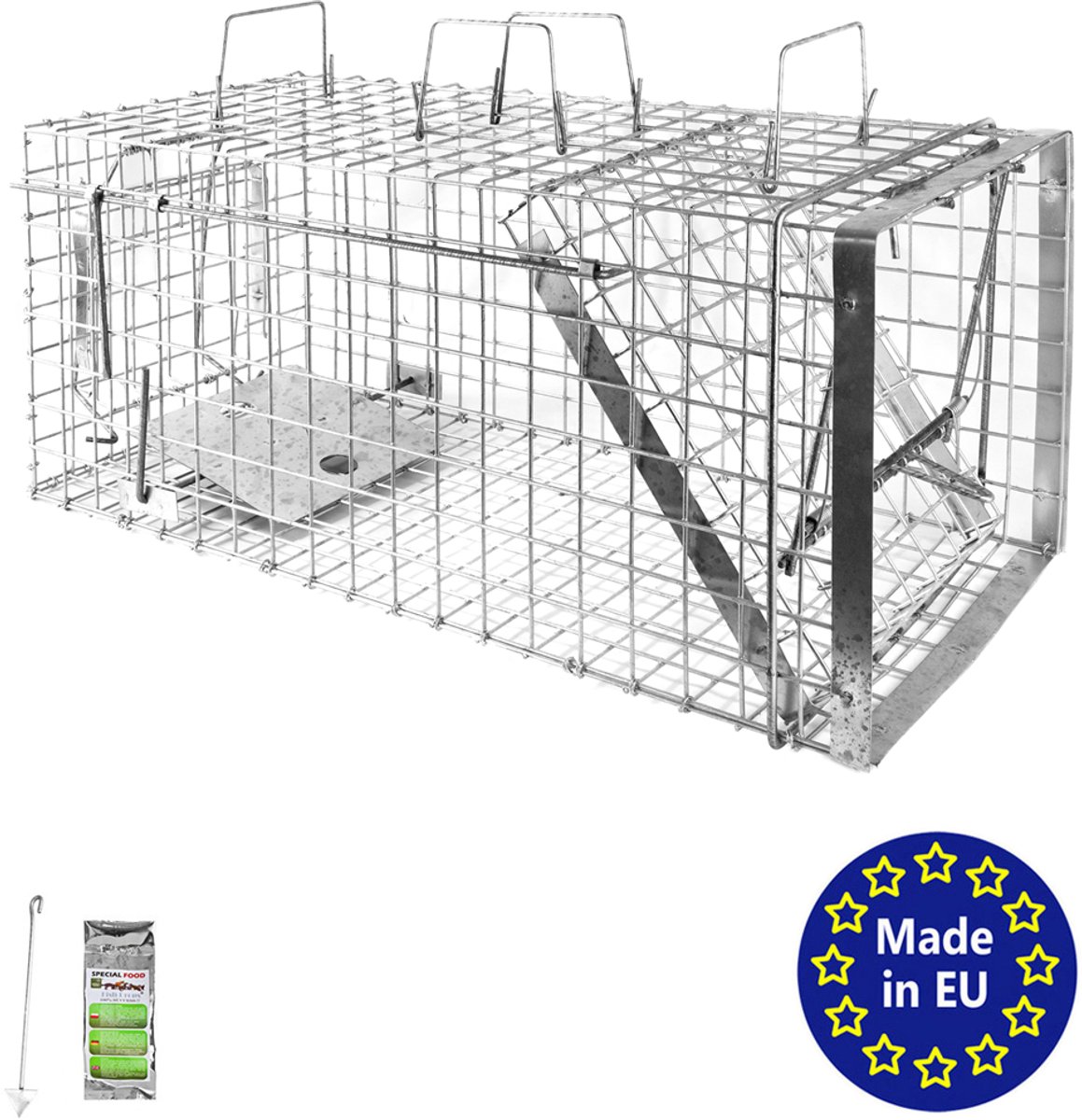 Live Trap Ratten Marter Rat Trap Live Garden Konijnenverdediging Verplaats Trap Huis Marter Accessoires Repel Zolder 80 x 34 x 34 Zware Petigi