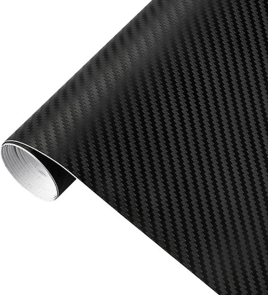 Auto Carbon Folie - Sticker Vinyl - Decoratie Aanbrengen - Met Luchtkanaal - 152 x 30cm - 