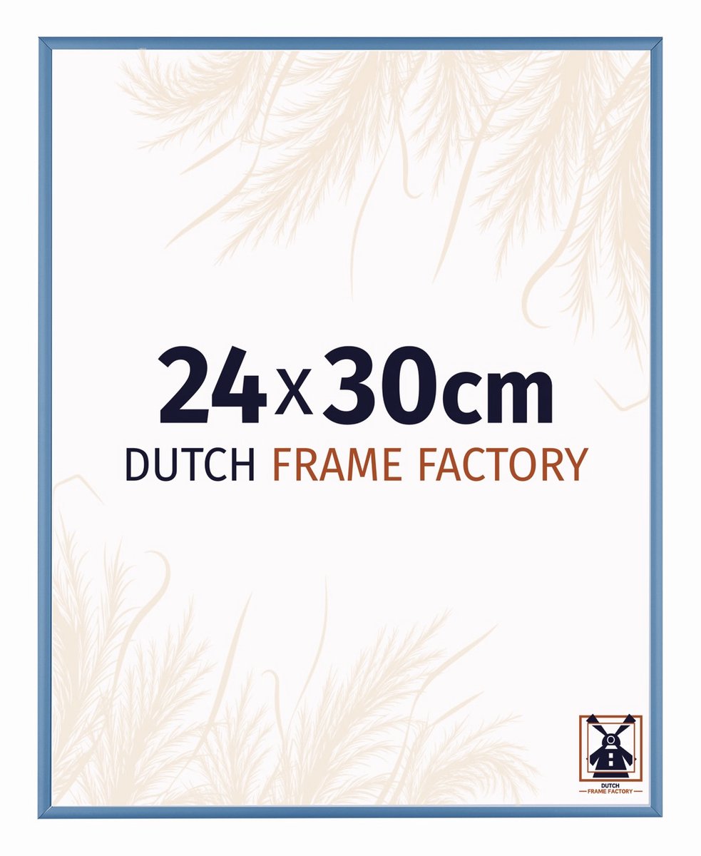 Fotolijst 24x30 cm - Aluminium - Staal Blauw - Kampen