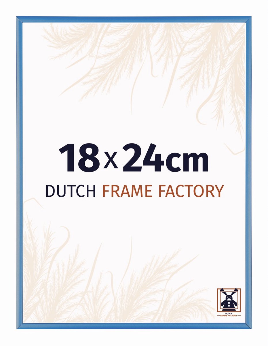 Fotolijst 18x24 cm - Aluminium - Staal Blauw - Kampen