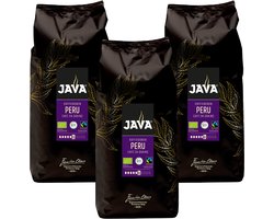 Koffiebonen JAVA Peru bio en Fairtrade - 3 x 1kg