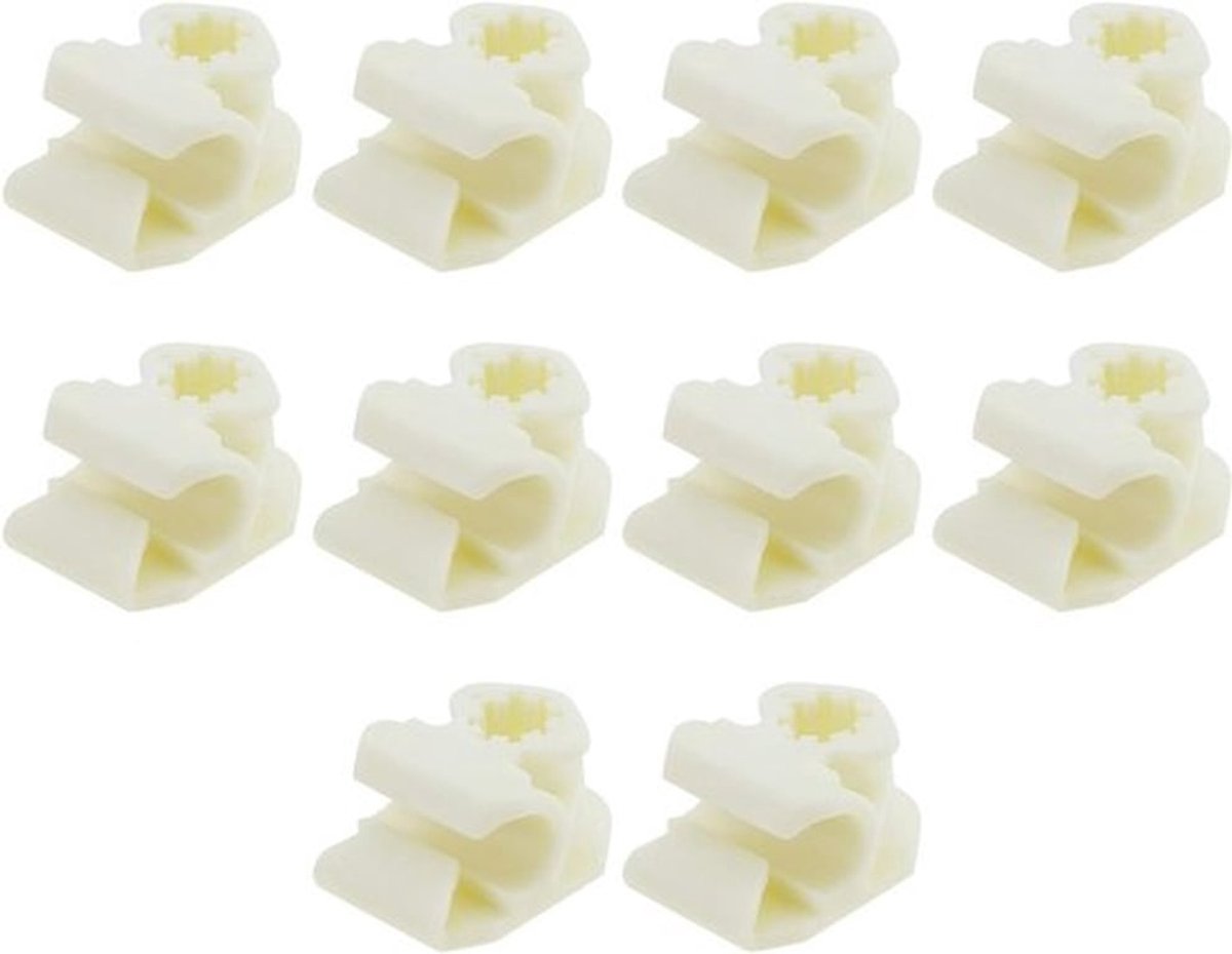 10 stuks Auto Olie Pijp Slang Beugel Bevestigingsclip en Plastic Bevestigingsclip - Golf Polo - Compatibel - Grijs Zwart Rood - Bevestigingsset - Autoaccessoires - 5Q0611797B