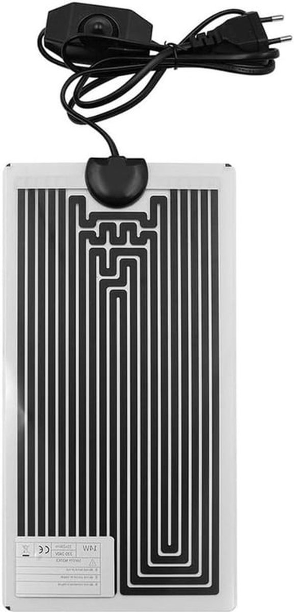 Warmtemat - Thermostaat - 15X28cm - Temperatuurregeling - Reptielen - Slangen - Hagedissen