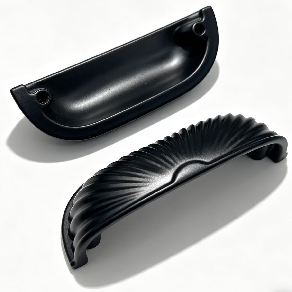 Vintage Meubelhandgrepen 96mm - Set van 6 Zwarte Zink Legering Handgrepen voor Keuken- en Meubeltoepassingen