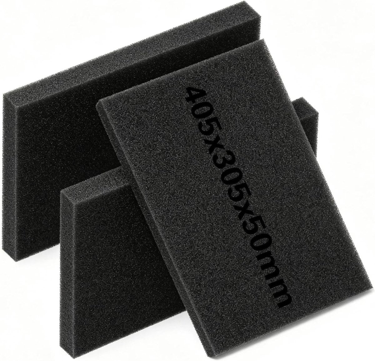 3-delige Foam Snijset 405 x 305 x 50 mm, Zwart Meerkleurig Schuim voor DIY Toolbox en Verpakking