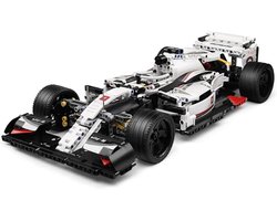 Mould King 13117 Formule 1 racer bouwset | City fast champions adventure | Creator classic motor bouwpakket | Technic speelgoed ideas voor volwassenen & kinderen | Icons furious speed auto geschikt voor Lego | Technische bouwdoos met 1235 bouwstenen