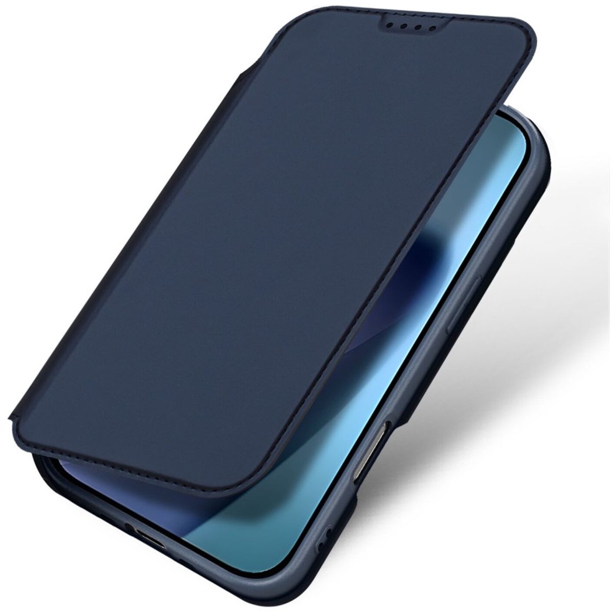 Dux Ducis Skin Pro Hoesje Geschikt voor Apple iPhone Air | Book Case met Pasjeshouder | Portemonnee | Standaard | Blauw