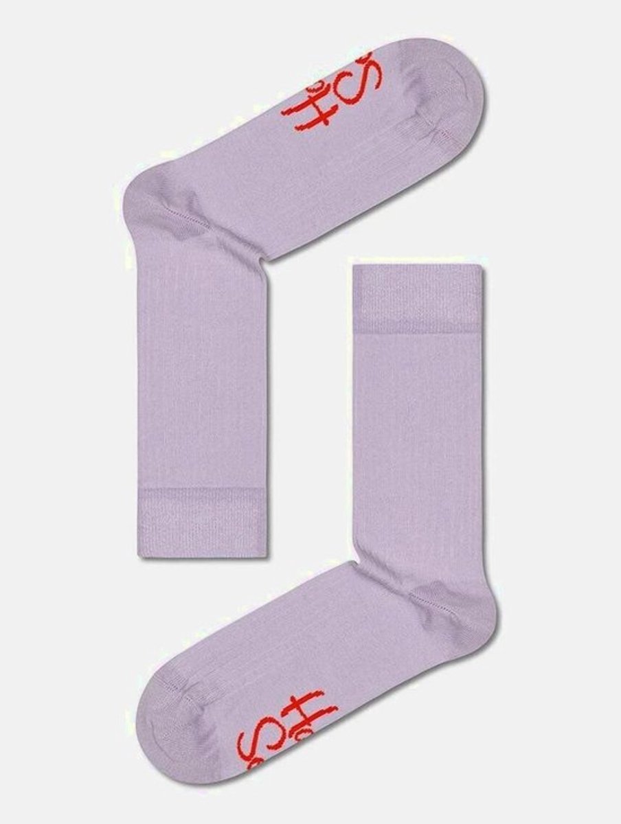 Happy Socks - Solid Rib Sock - Unisex - Sokken