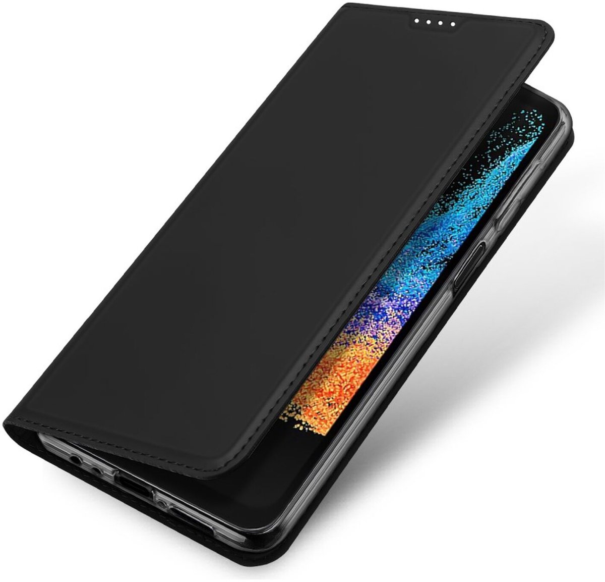 Dux Ducis Skin Pro Hoesje Geschikt voor Samsung Galaxy Xcover 7 Pro | Book Case met Pasjeshouder | Portemonnee | Standaard | Zwart