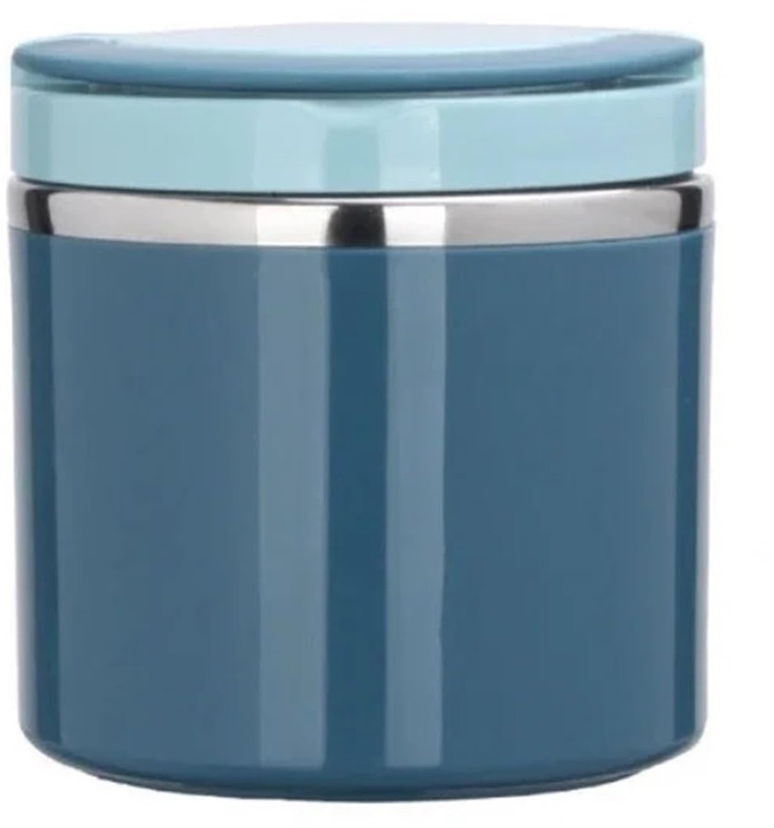 QTTVBTNA -Isolatiefles - Thermofles - Soepfles - Blauw, 1000 ml, roestvrij staal, lekvrij - Houdt warm en koud lang vast - Geschikt voor soep, pap, koffie en thee - Voor thuis, werk, school en reis