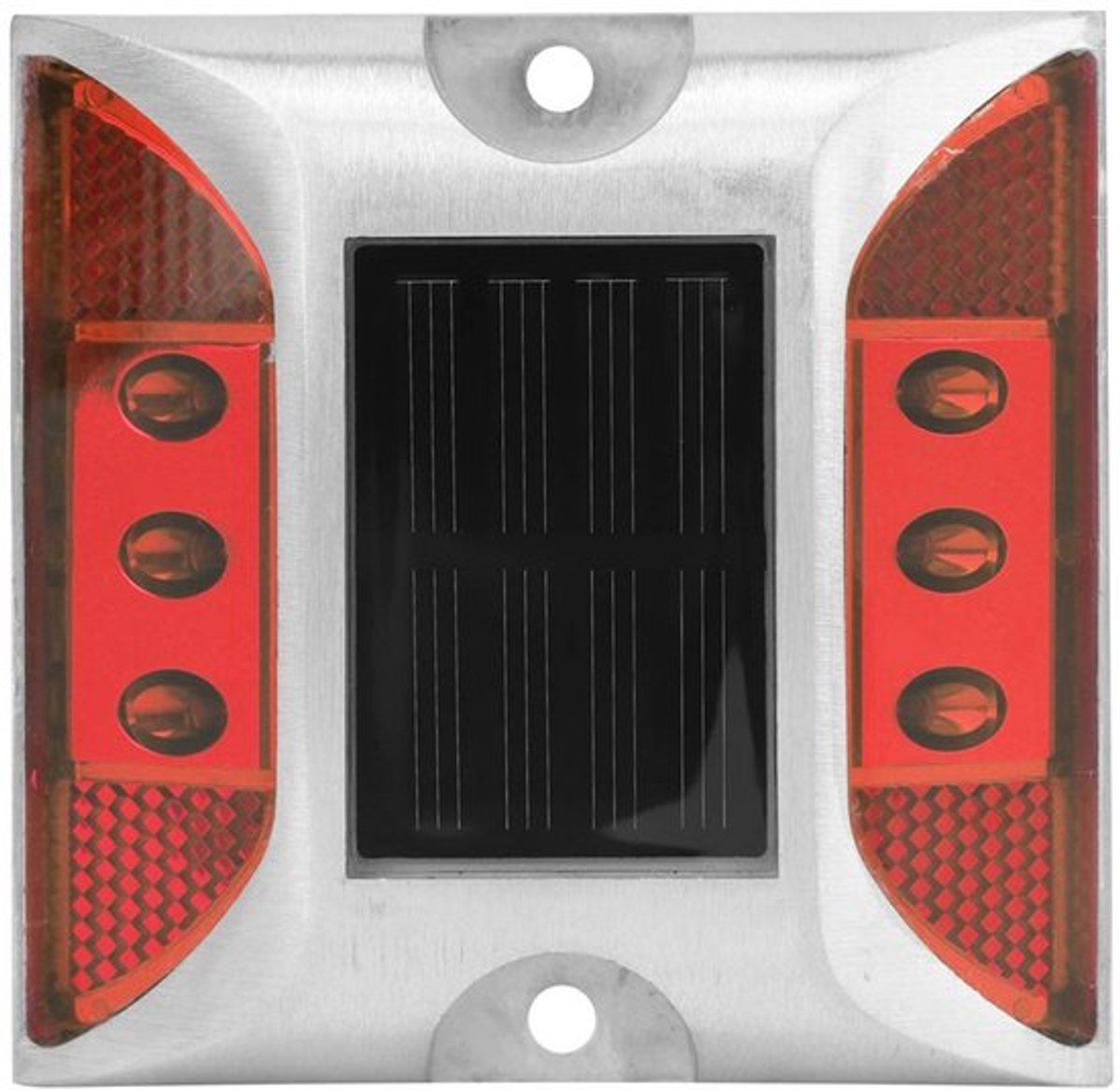Van de duurzame LEIDENE de Markeringslichten Zonnemachtsgrond maken de Openluchtlamp van de Wegas van de oprijlaan waterdicht(Rood)
