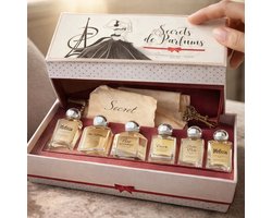 Parfum Secrets de Parfums - Originele Franse Miniatuurset - 5 Mini Parfums - 10 ml