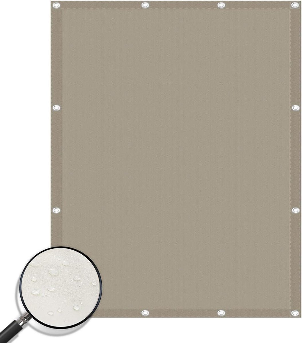 Schaduwdoek Rechthoekig - Zonnedoek Waterafstotend - Buiten Leven - UV Bescherming - 230 x