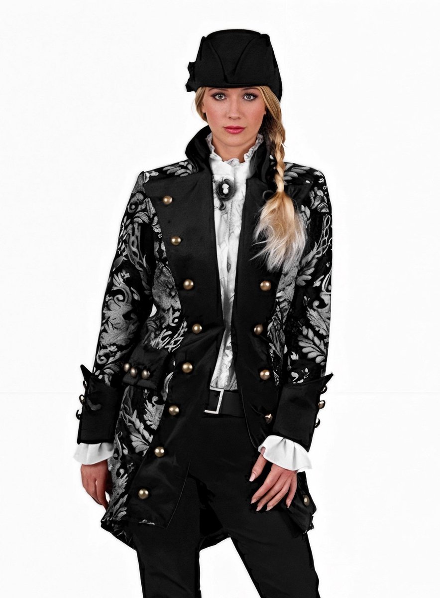 colbert dame zilverkleurig
