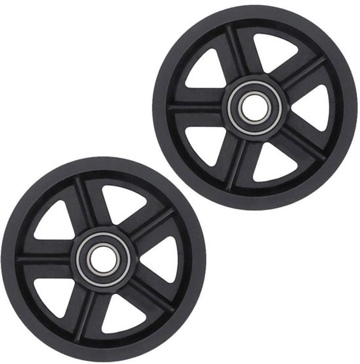 Schuifdeur Pulley, Schuifdeuren Hardware Hanger 2 stuks Amerikaanse Schuifdeur Hangrail Pulley Track Koolstofstaal Roller Kit Zwart