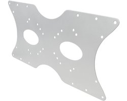 VESA-adapter VESA 50, 75, 100 en 200 (beugel) naar VESA 300/200 en 400/200 (scherm) / grijs