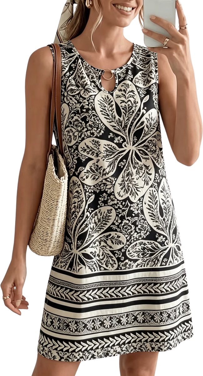 Currero Linnen Jurk Dames Blouse Zomer Shirt Jurkjes Voor Dames Ibiza Jurken Gemengde Kleur
