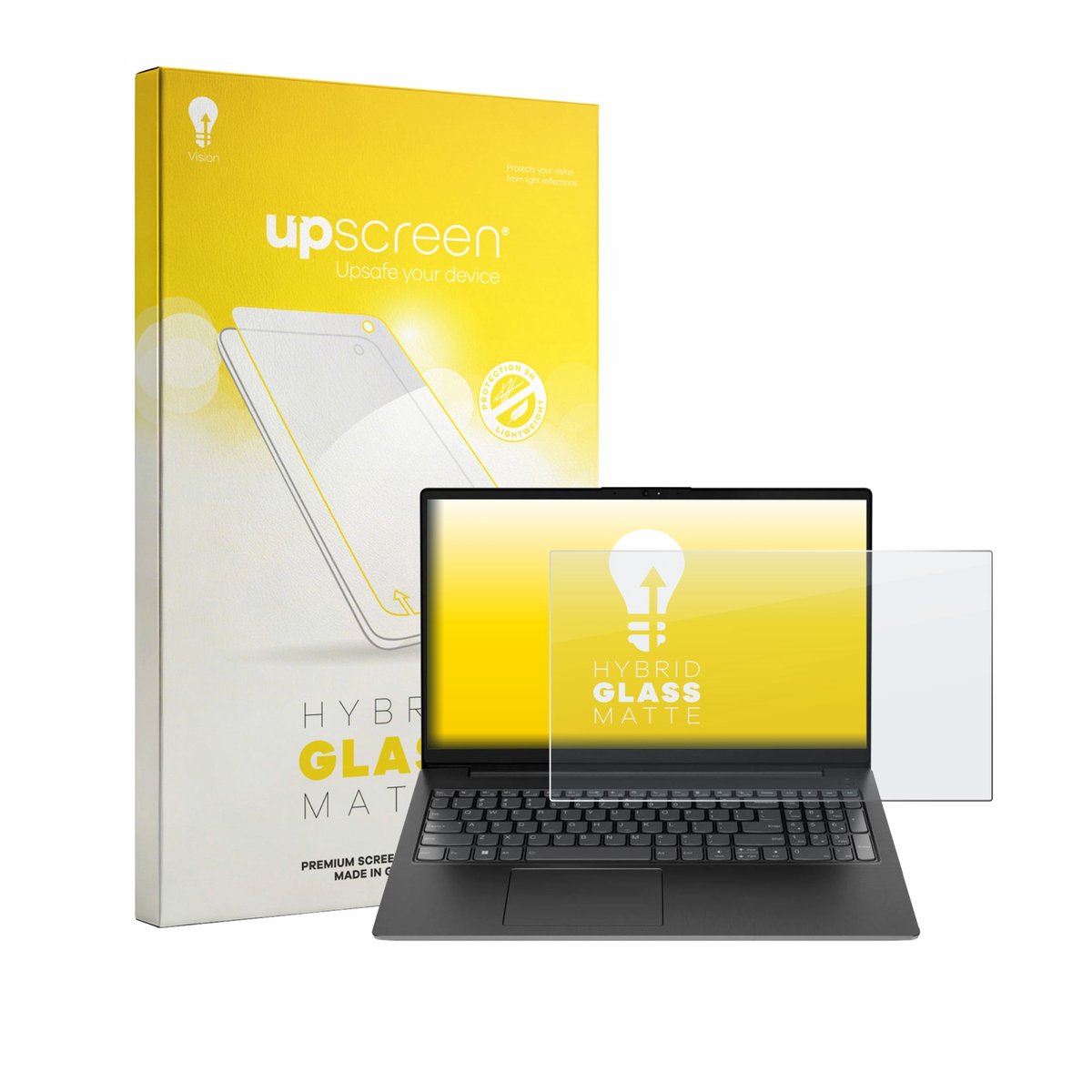 upscreen - Screenprotector voor Lenovo V15 7915 - Folie Beschermfolie Beschermglas matte