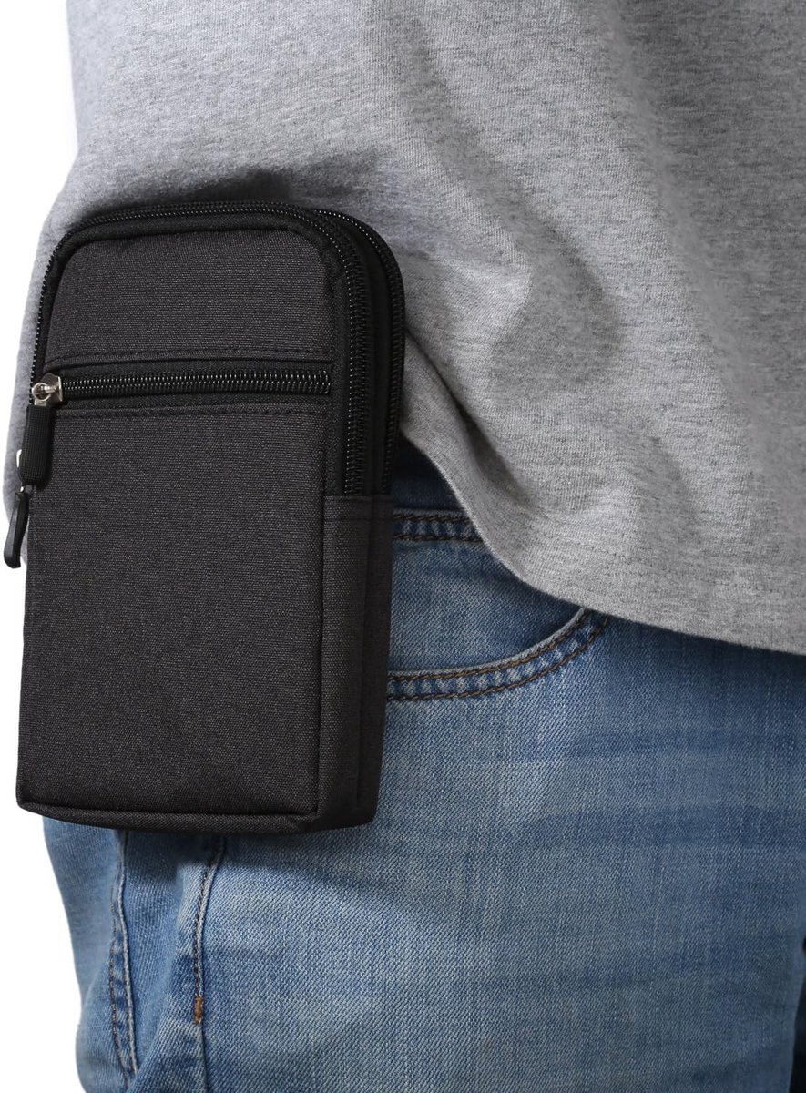 Telefoonheuptasje - 18,5 x 12,5 cm - Geschikt voor grote smartphones - Verticaal te dragen - Lichtgewicht en praktisch