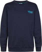 Petrol Industries - Jongens Sweater met print steelbrook - Blauw - Maat 140