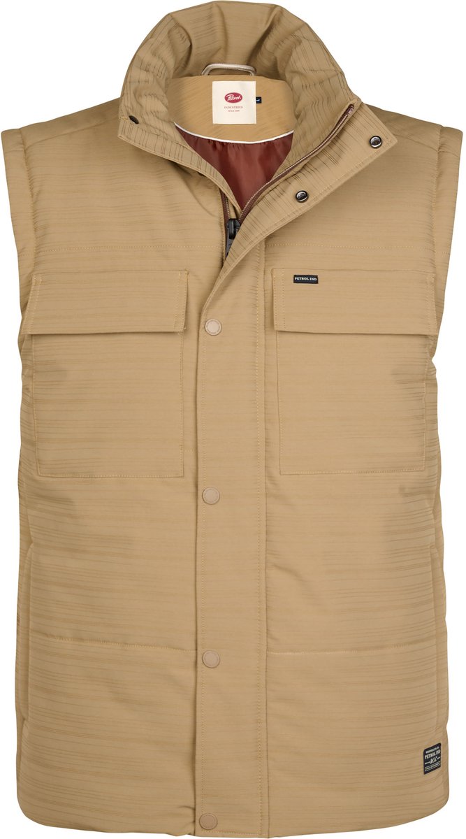 Petrol Industries - Heren Utility bodywarmer grayson - Oranje - Maat XXXL