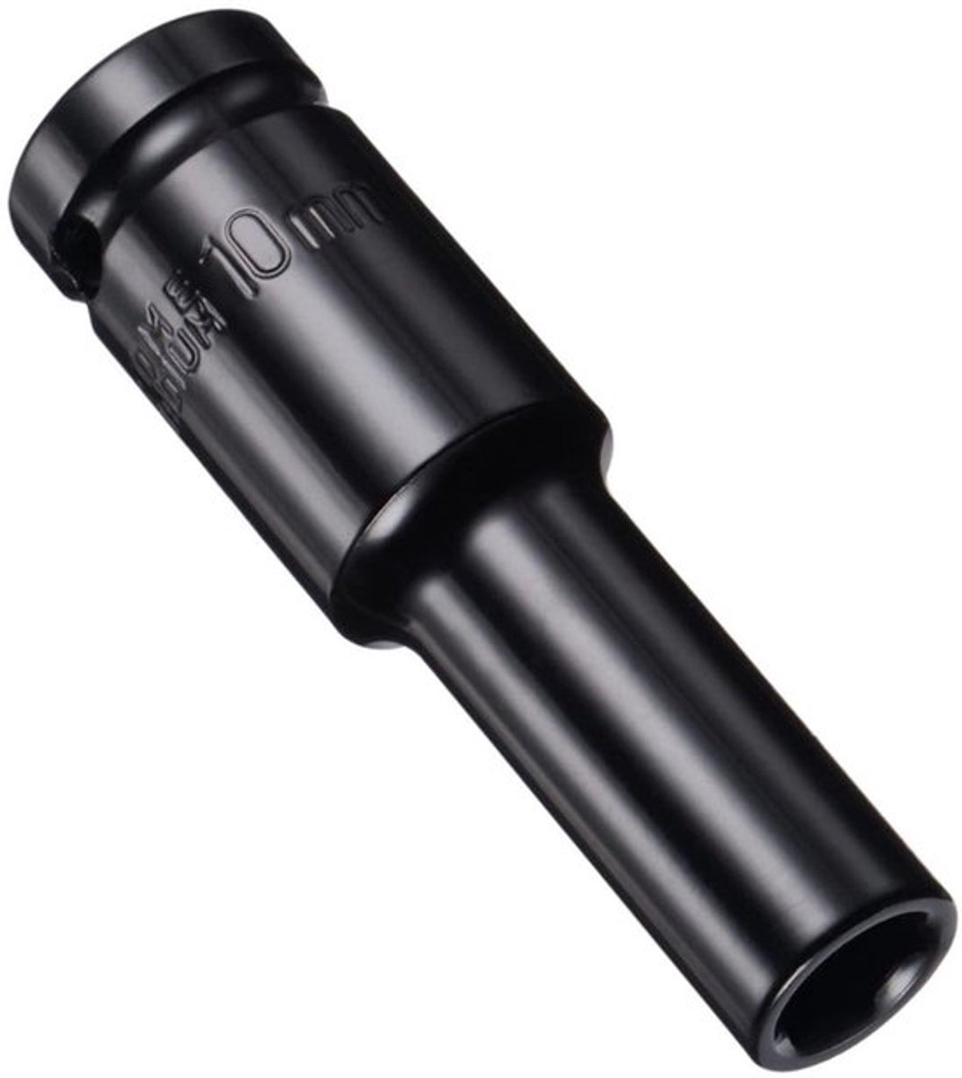 Diepe Impact Steeksleutel, 1/2 Inch Aandrijving 10mm Diepe Impact Steeksleutel, Verhit CR-V Staal 10mm Steeksleutel, 1/2 Aandrijving met 80mm Lengte 6-Punt Steeksleutel voor Auto Thuis Reparatie