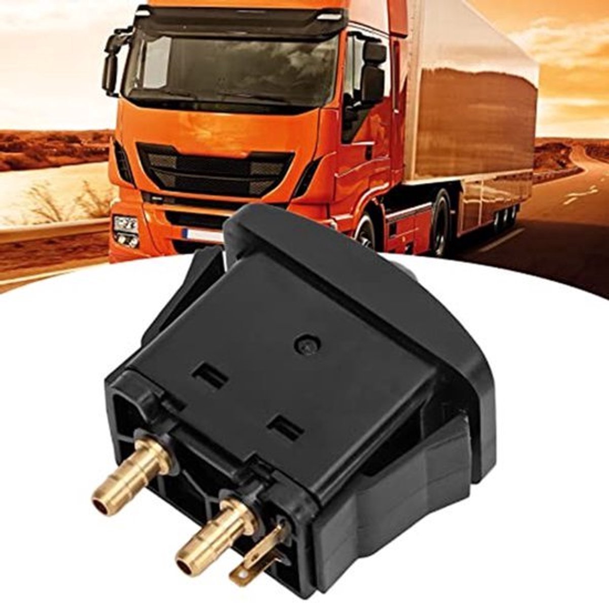 Paddle Type Electric Switch - Push to Snap Tab - Handmatig Airlift Ventiel voor Truck