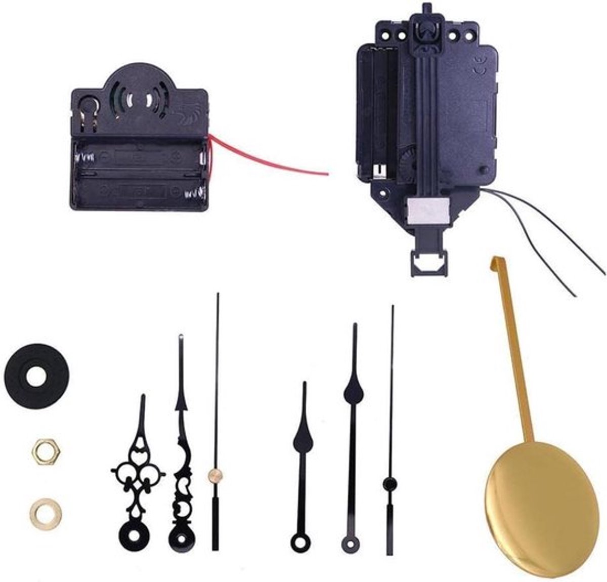 - Klok Beweging - DIY - Reparatie - Mechanisme - Vervanging - Quartz - Pointers - Geschikt voor - Aangepaste Klo