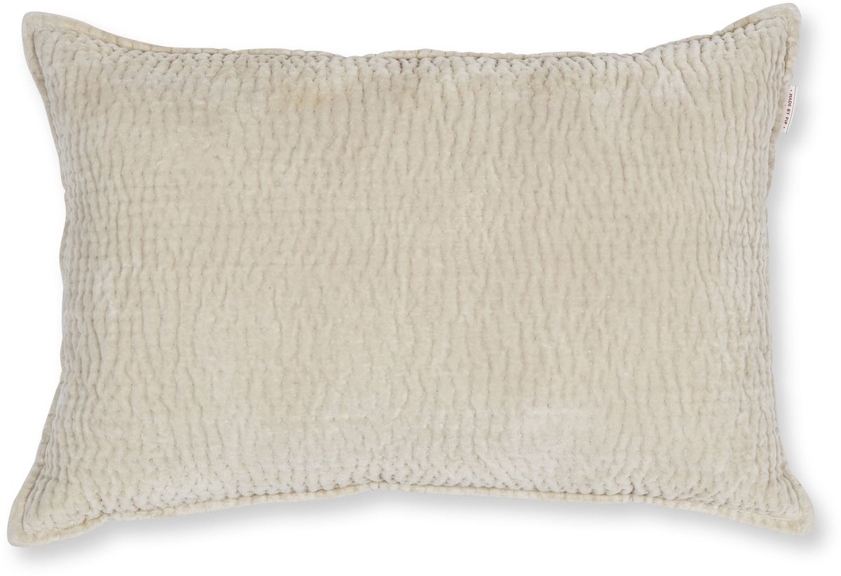 Pip Studio Velvet Sky Sierkussen - 40 x 60 cm cm - Zand