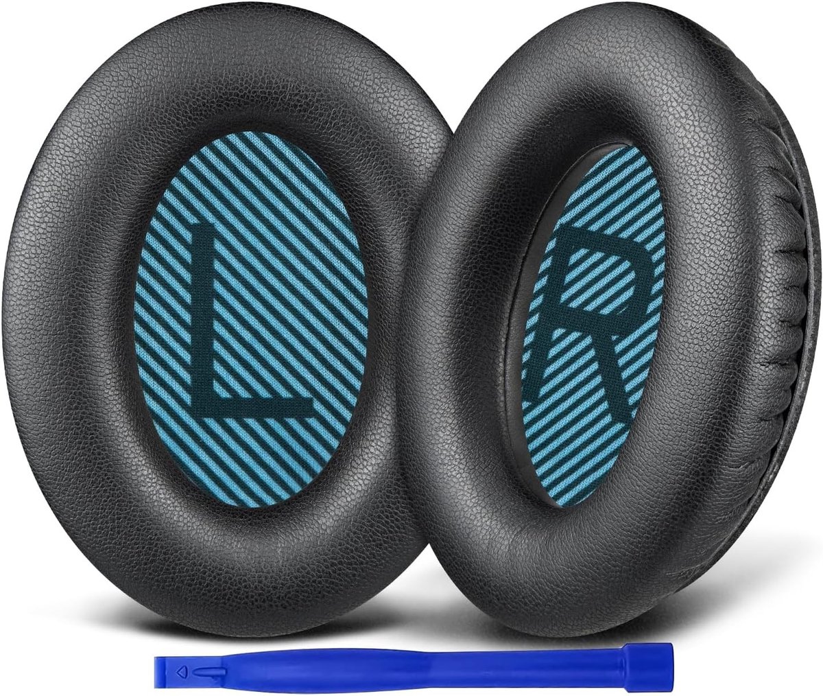 Vervangende oorkussens voor Bose SoundTrue Around-Ear II hoofdtelefoon, zachte proteïne leer en hoogwaardig schuim voor optimaal comfort en geluidskwaliteit