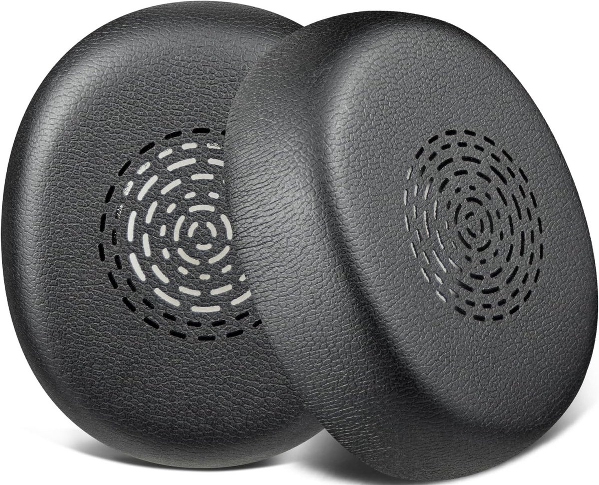 Vervangende oorkussens voor on-ear bedrade headsets, zachte eiwitleer oorkussens voor optimaal comfort en geluidsisolatie