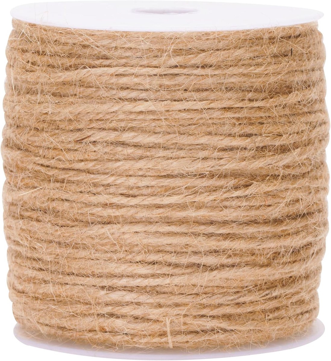 100m Jute Touw 3mm voor Creatieve Klussen, Tuinieren en Decoratie - Duurzaam en Veelzijdig Gebruik