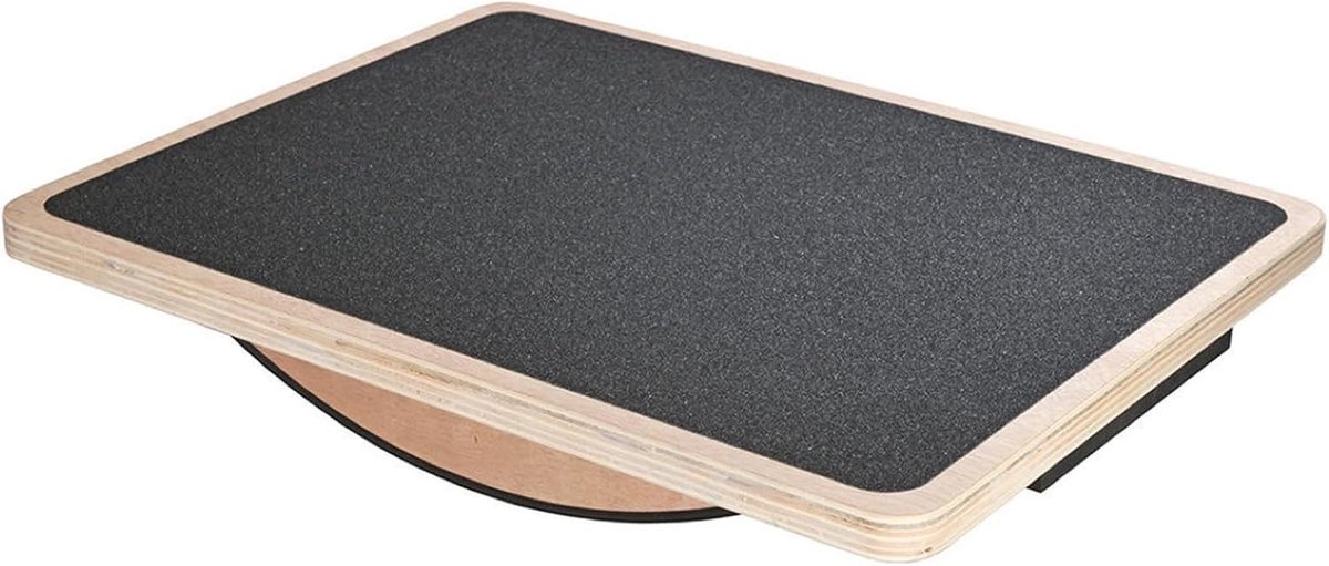 Houten Antislip Wobble Board voor Stabiliteitsoefeningen en Houdingscorrectie, Ideaal voor Fysiotherapie en Kernkrachttraining, Geschikt voor Volwassenen en Enkels