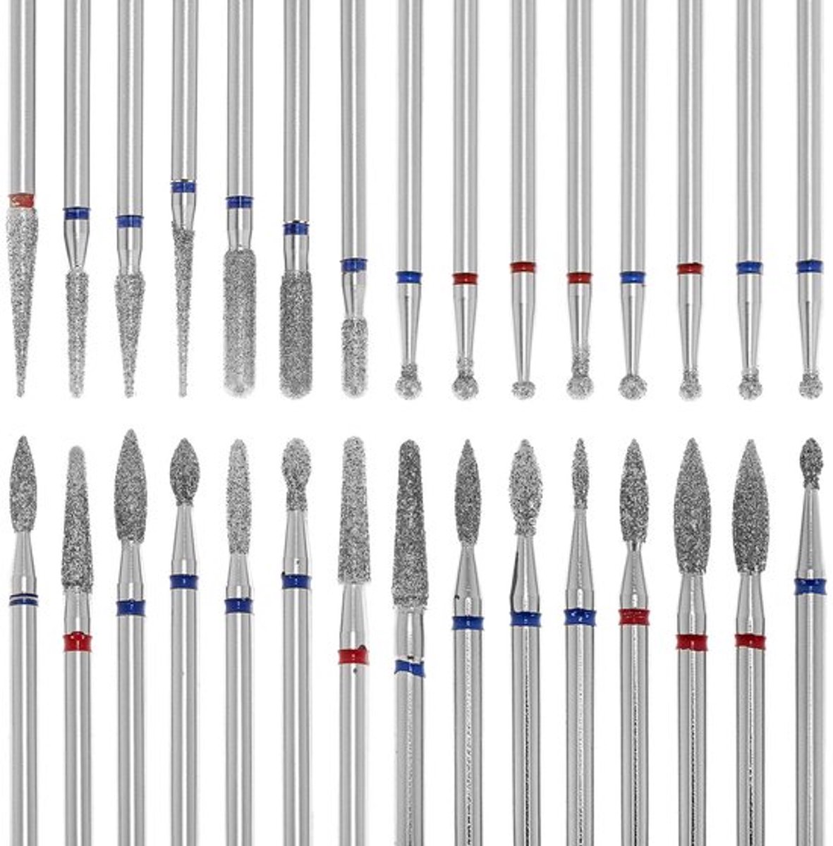 ® 30 Stuks nagelfrezen, voor acryl-, gel-nagels en nagelverzorging