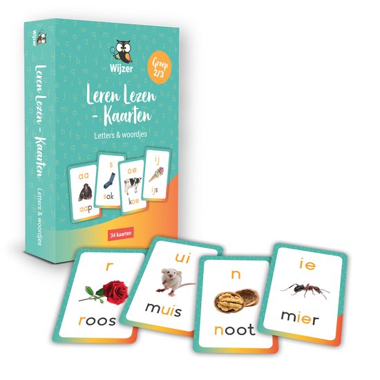 Vakantieboek Rekenen van groep 2 naar groep 3 + Leren Lezen Kaarten - Editie zomer 2026 - Wijzer over de Basisschool
