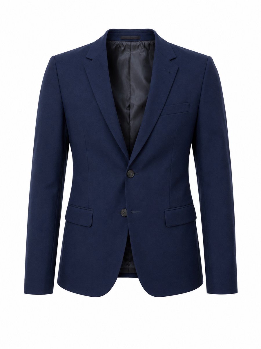 Greiff Heren Colbert Donkerblauw Slim Fit Maat 50 – Zakelijk Kostuumcolbert