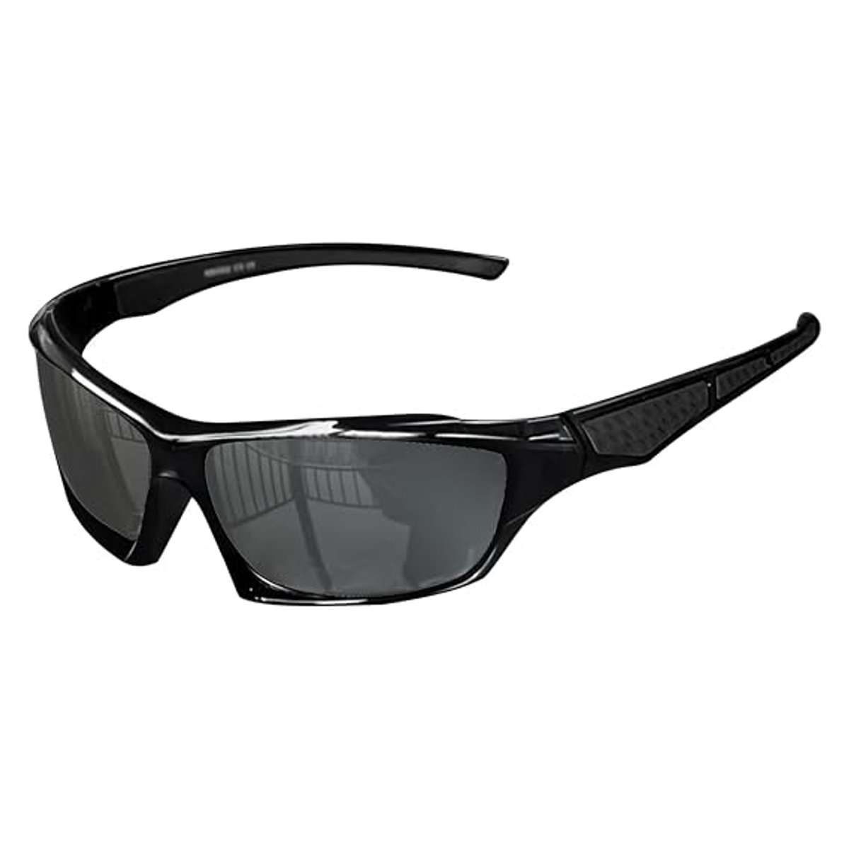 Gepolariseerde zonnebril Geschikt voor heren, stijlvolle zonnebril, volledige bescherming, comfortabel om te dragen, herenzonnebril, outdoor sportbril, Geschikt voor autorijden, vissen, hardlopen, fietsen (zwart).