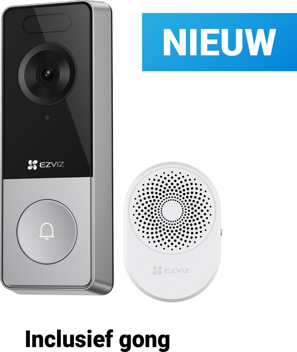EZVIZ HP8 3K Slimme Videodeurbel met Chime – Draadloze ... - Bol