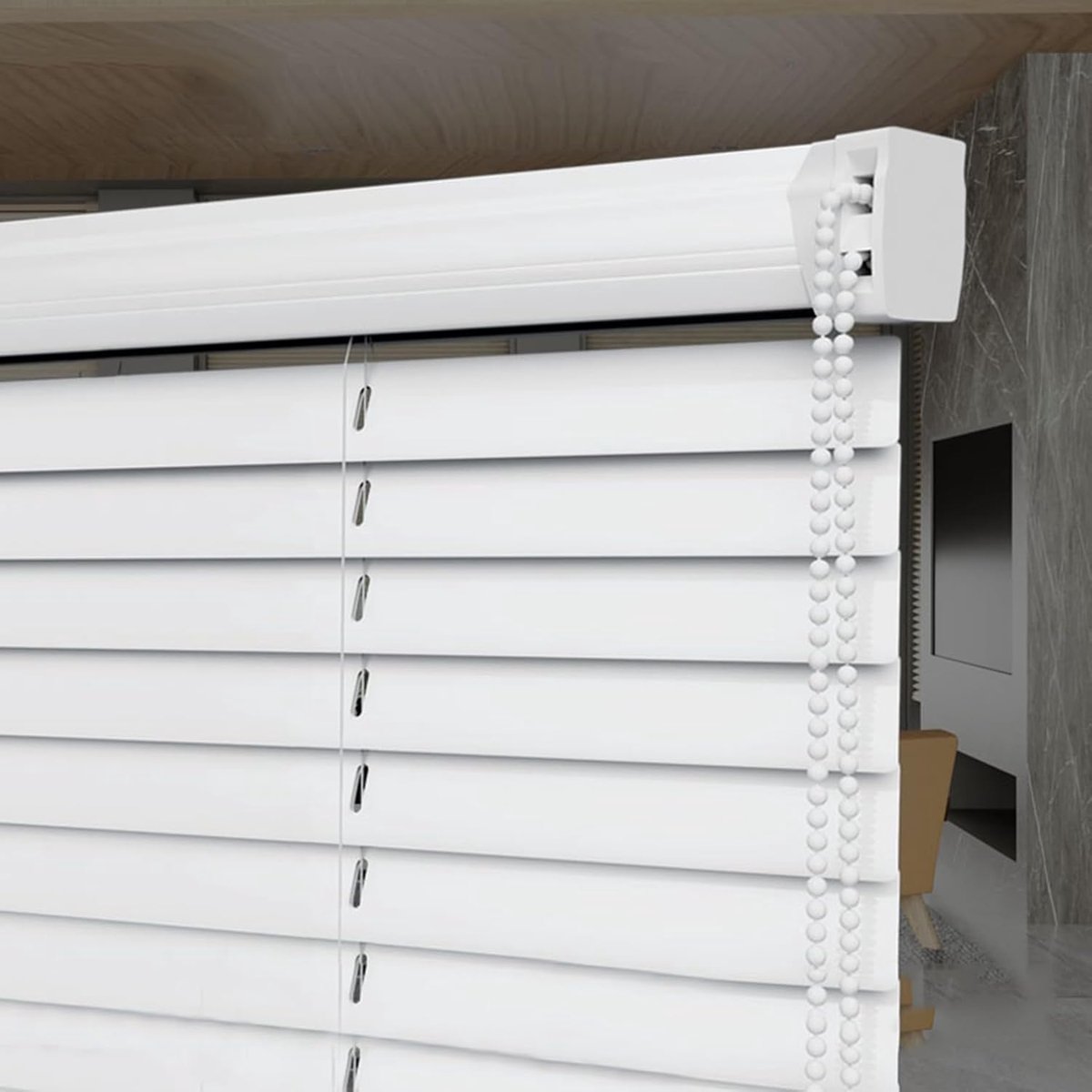 Aluminium Jaloezieën - Raambekleding - Lichtregeling - Aanpasbare Maten - 170 x 240 cm - W
