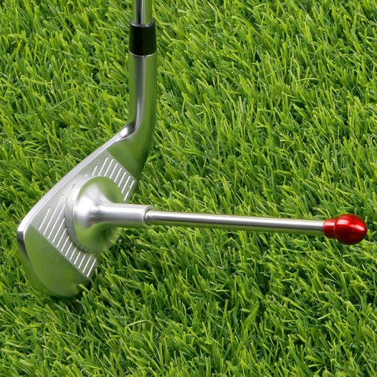Golf Uitlijnstokken - Swinghulp Richtstok - Golfspel Verbeteren - Magnetische Bodem - Verstelbaar 16.5-37.6cm - Rood van GOLF — afbeelding 2