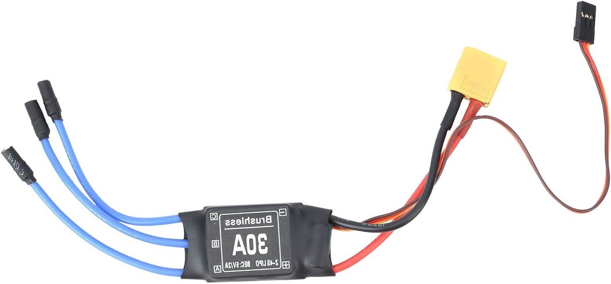 Krachtige Brushless ESC met XT60 Plug voor RC Drones en Helicopters - Elektronische Snelheidsregelaar voor FPV Vliegen en Modelbouw